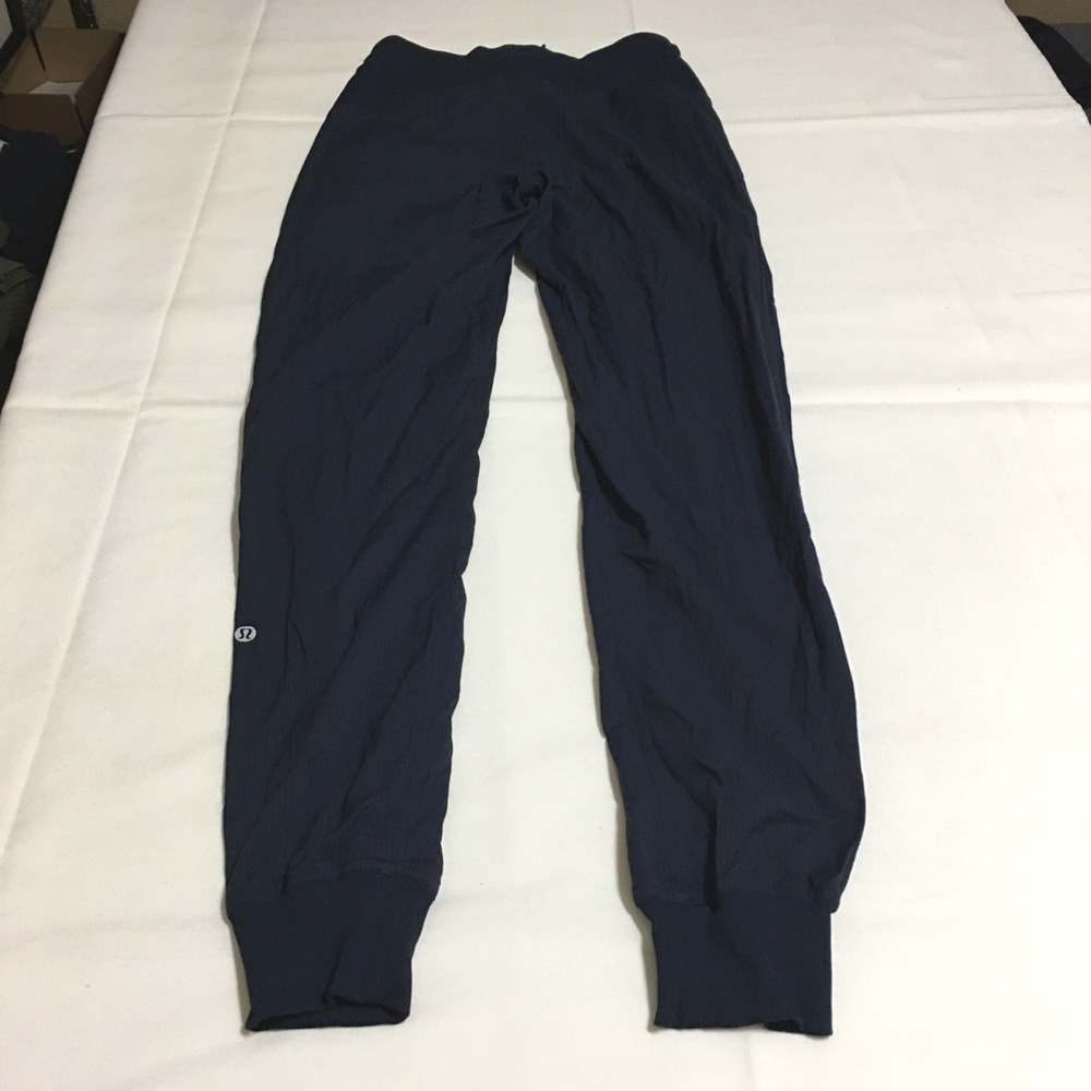 Lululemon Dance Studio Mid-Rise Joggers Women Size 2 Navy Blue Full Length